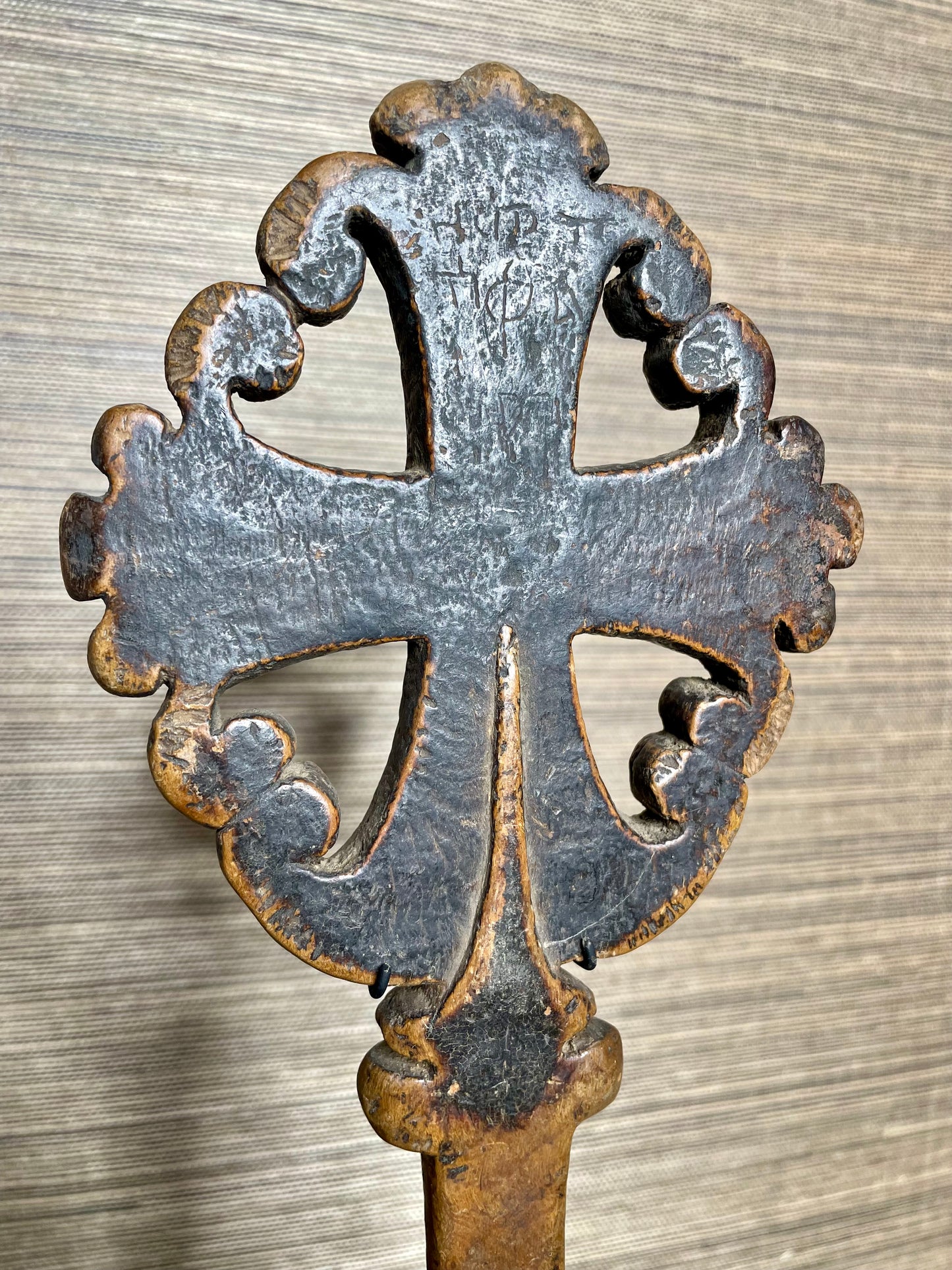 Antique Ethiopian Wooden Coptic Mäsqäl Crosses