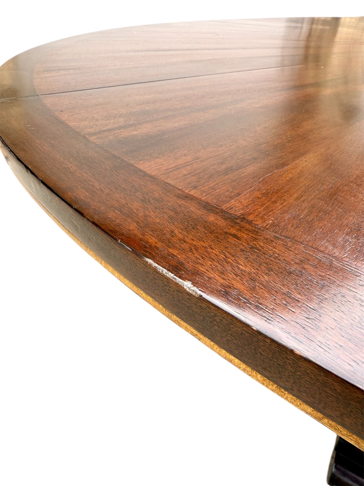 Dessin Fournir Extendable Mahogany Empire Style Sollis Dining Table by Kerry Joyce