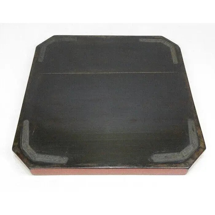 18th Century Japanese Negoro Lacquer Tea Tray