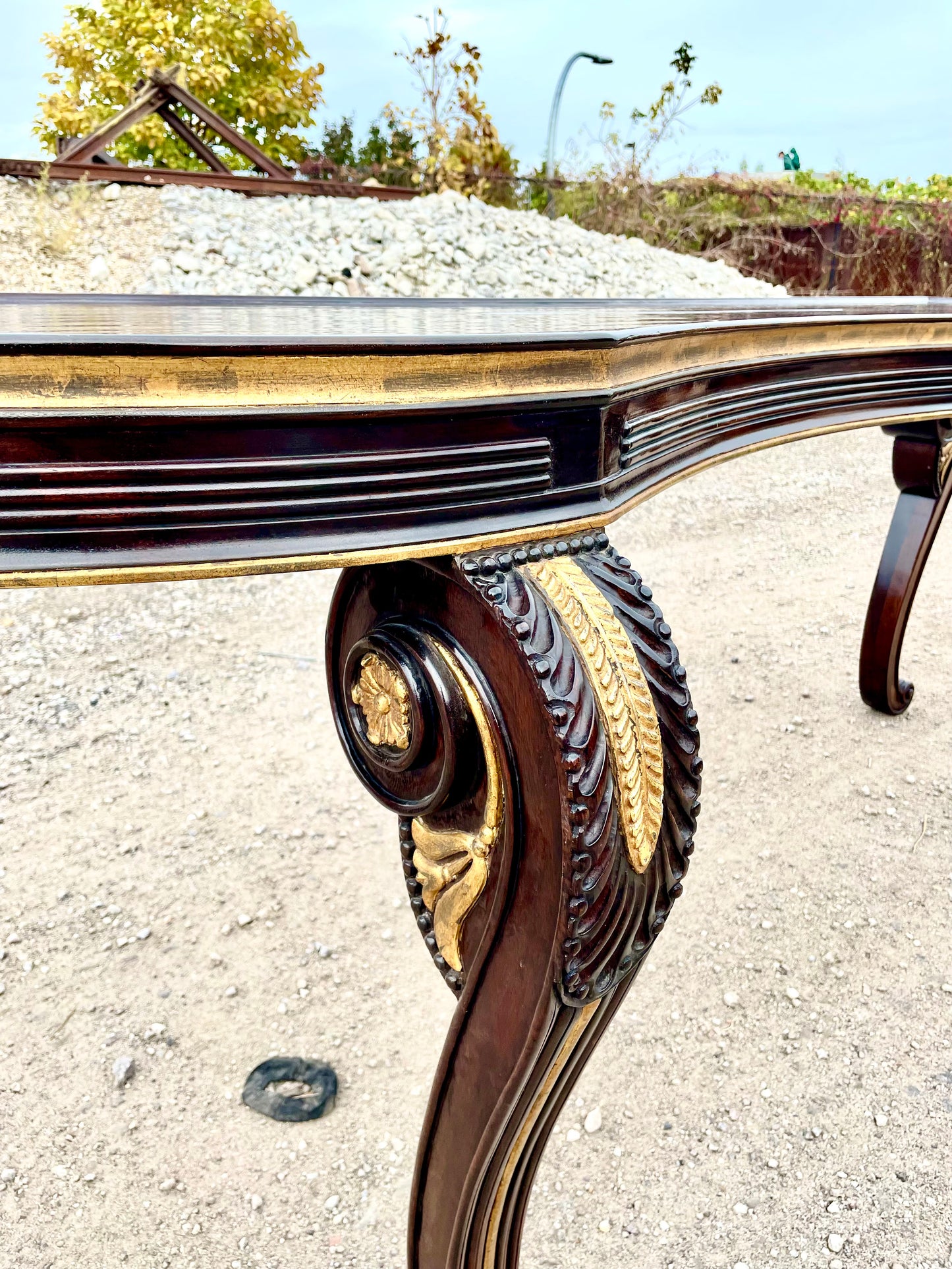 Dessin Fournir Georgian Mahogany Chatsworth Console Table