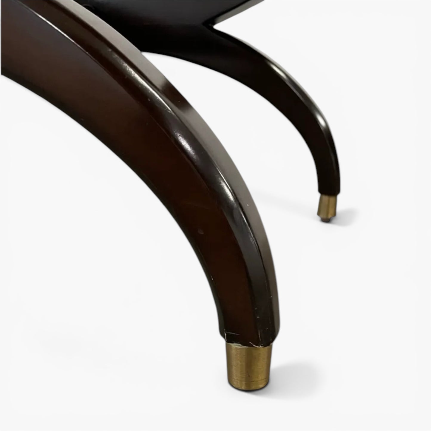 Lee Jofa Upholstered Curule Benches- A Pair