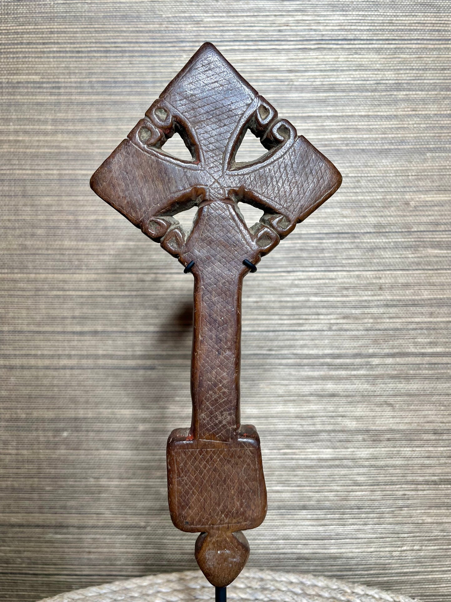 Antique Ethiopian Wooden Coptic Mäsqäl Crosses