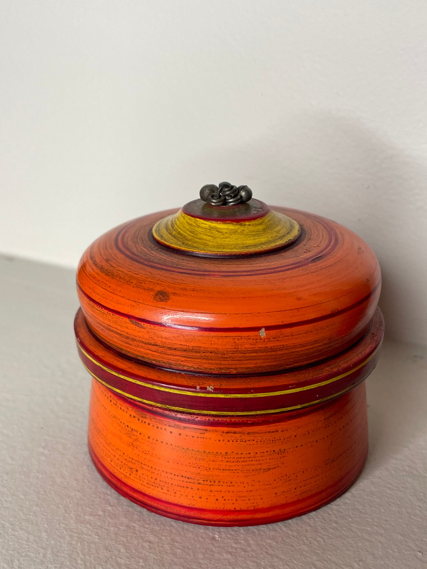 Antique Polychrome Painted and Lacquered Vessels