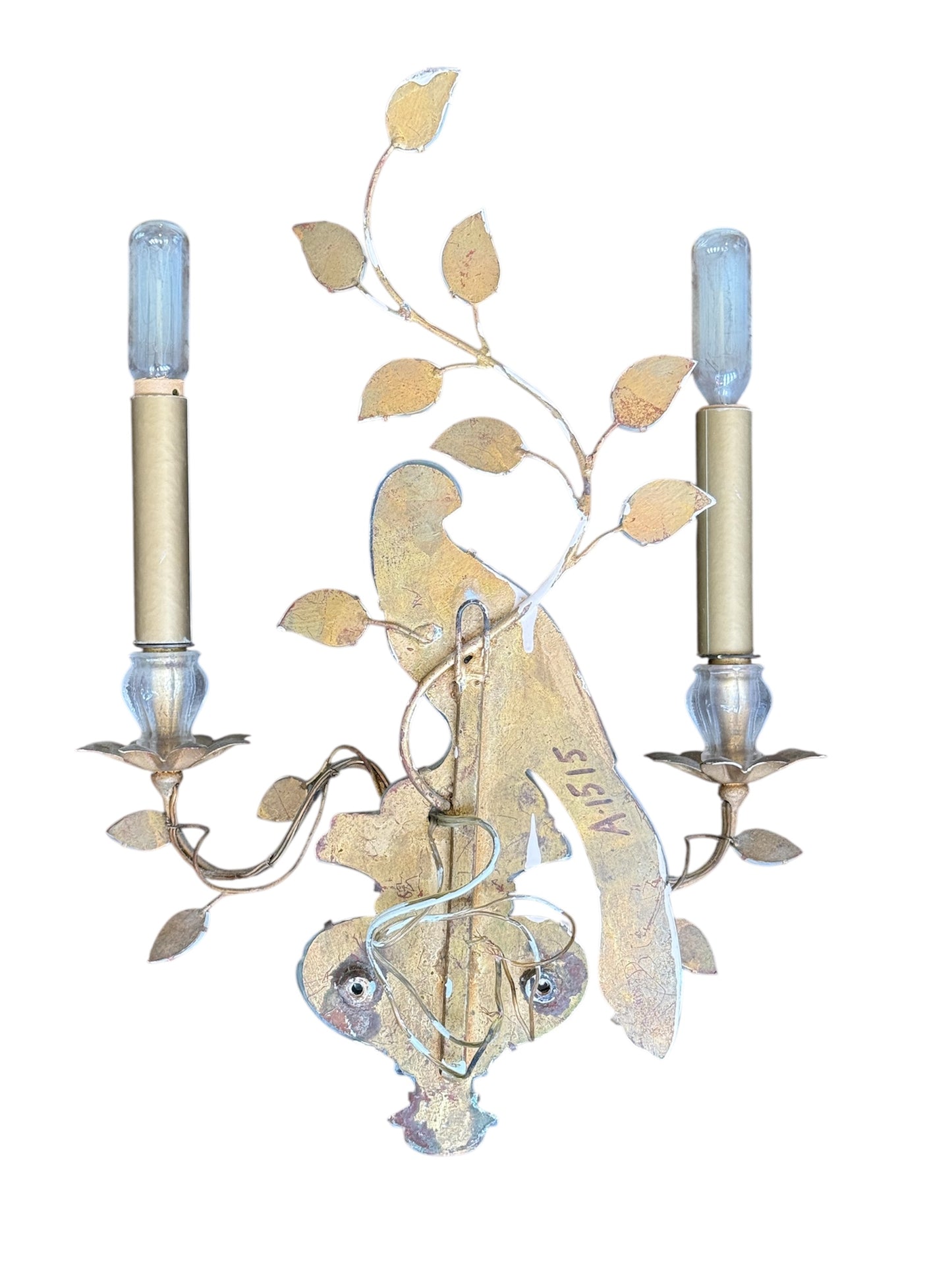1930's Maison Baguès Rock Crystal Parrot and Urn Sconces