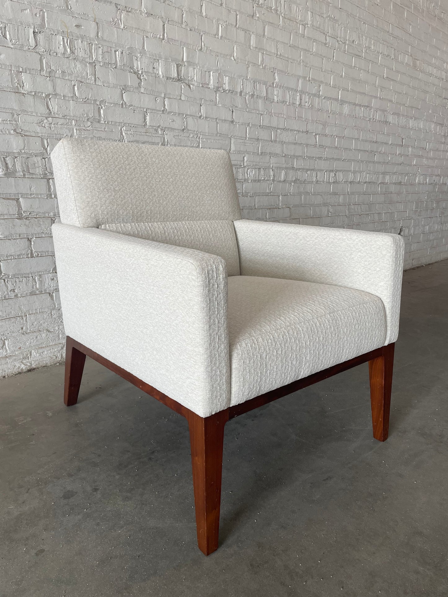Holly Hunt Sculptural Upholstered Lounge Armchair