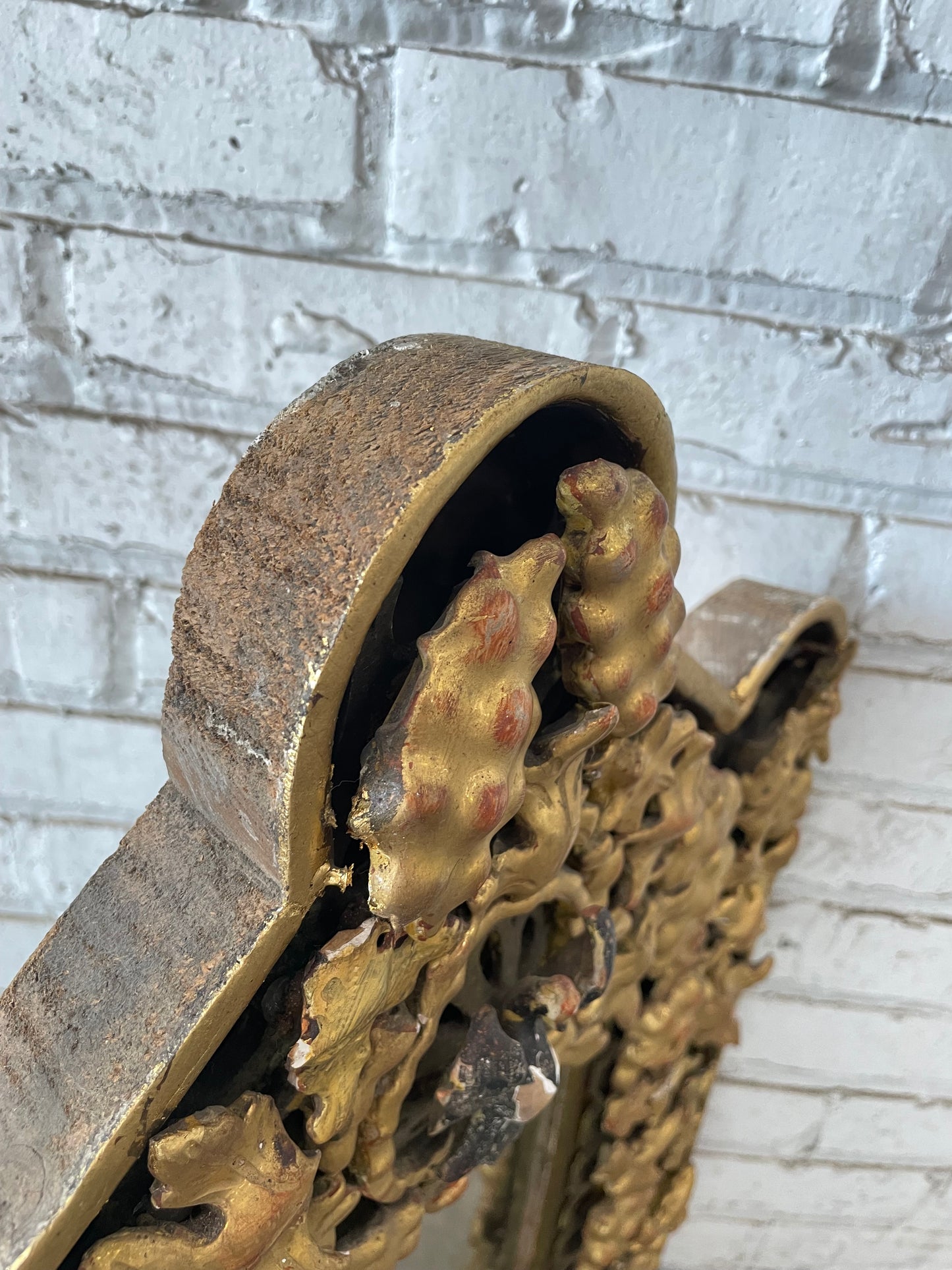 19th Century German Carved Gilt Mirror