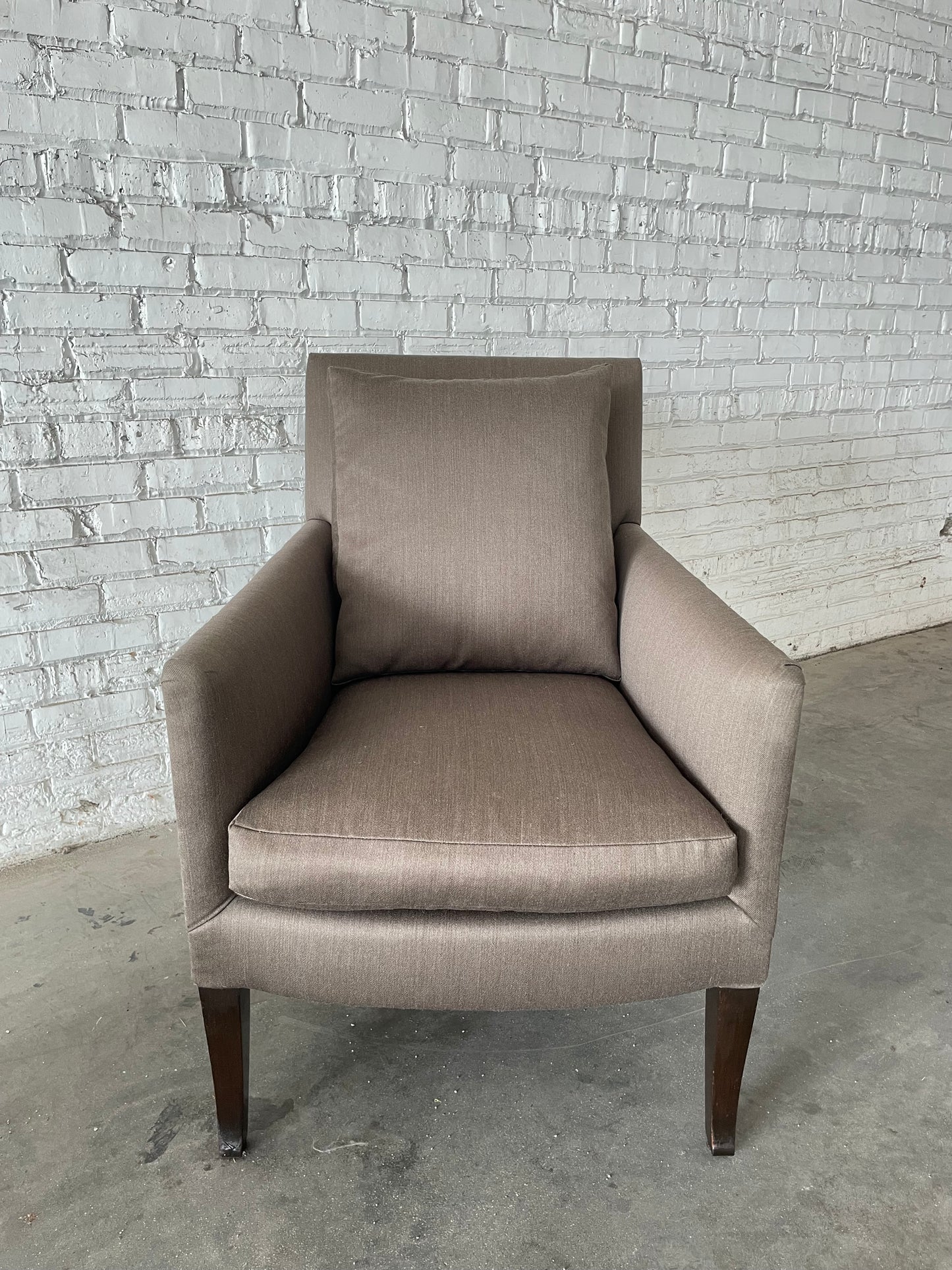 Christian Liaigre for Holly Hunt Lounge Chair and Ottoman