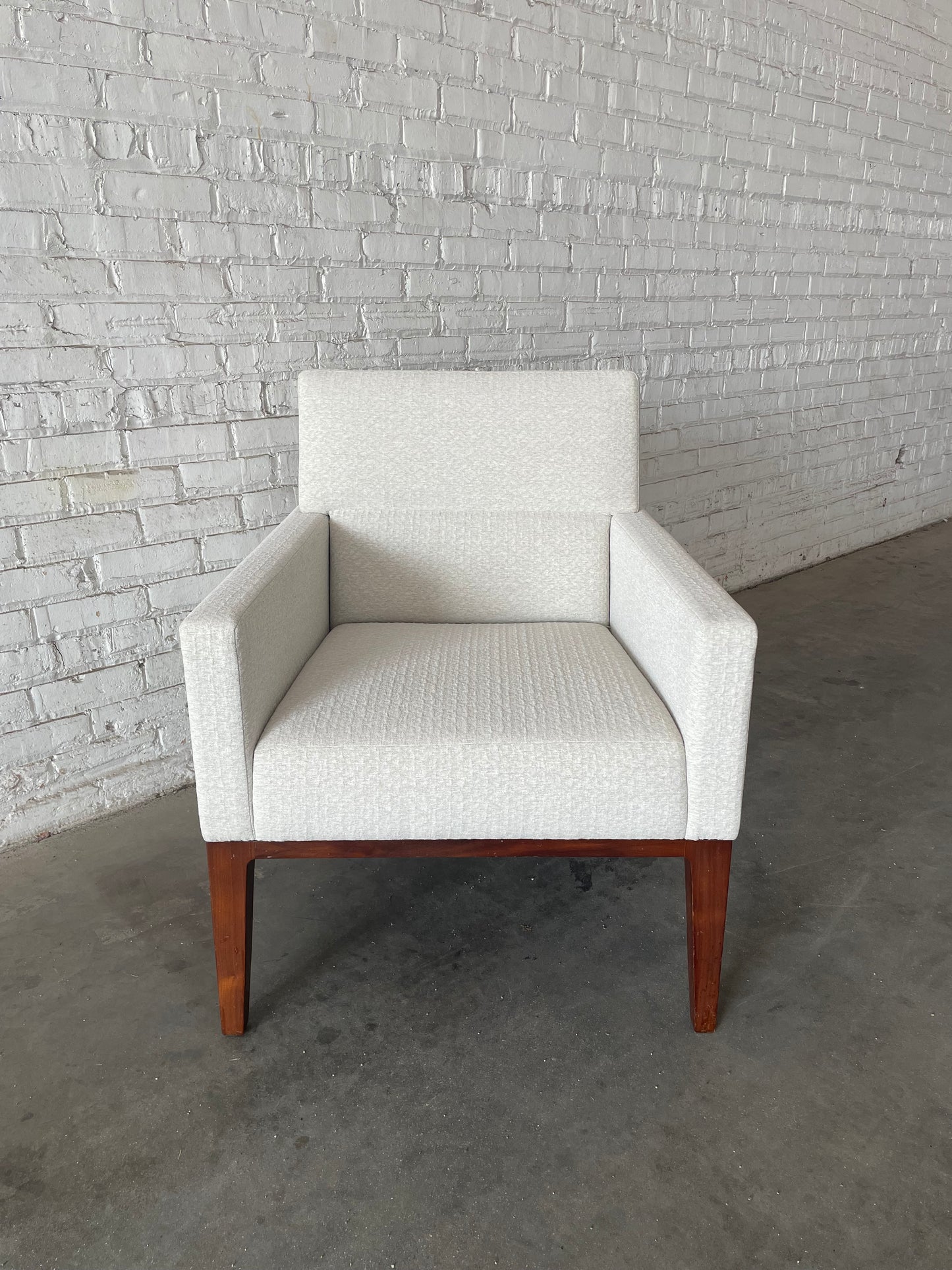 Holly Hunt Sculptural Upholstered Lounge Armchair
