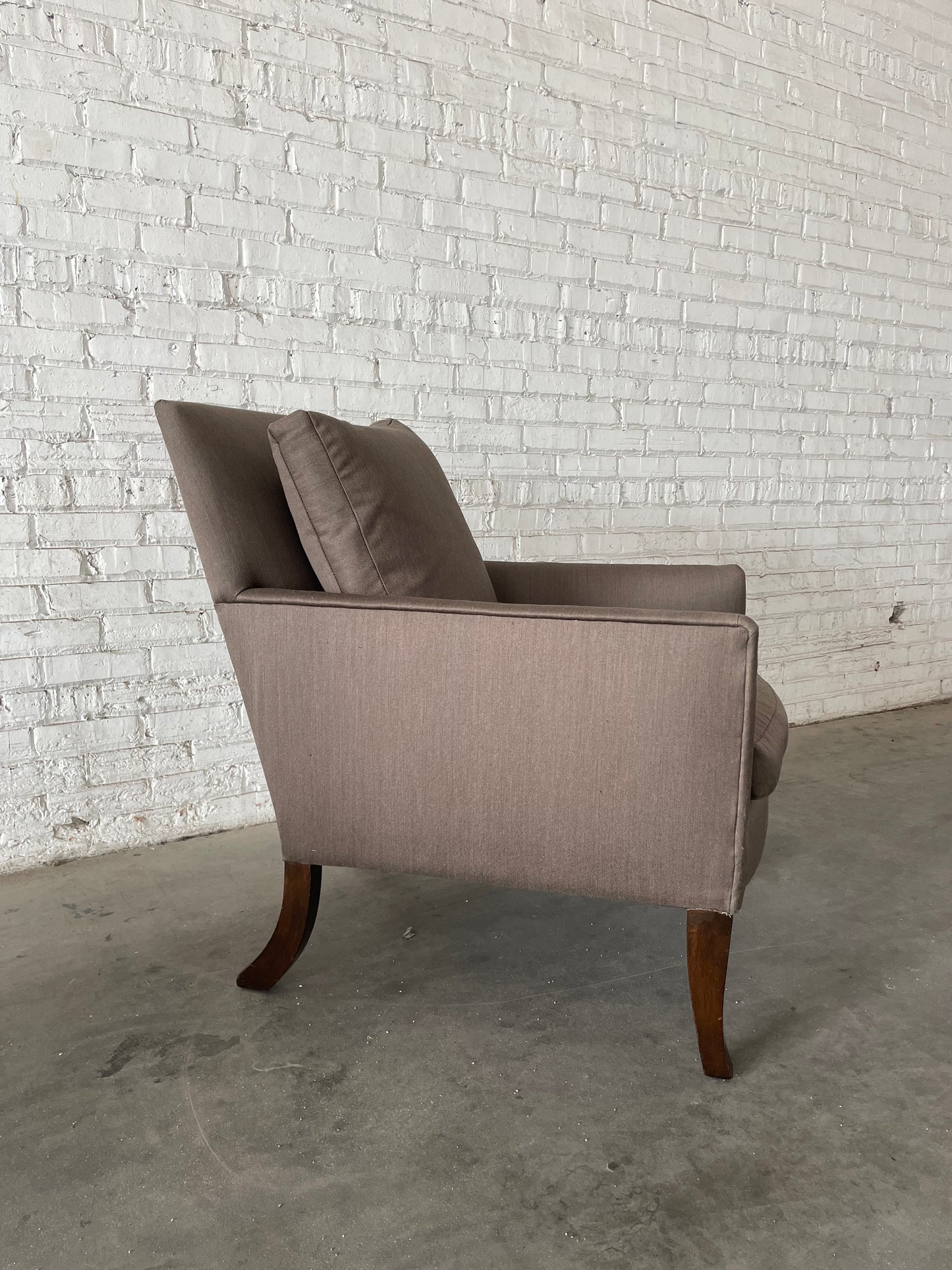 Christian Liaigre for Holly Hunt Lounge Chair and Ottoman