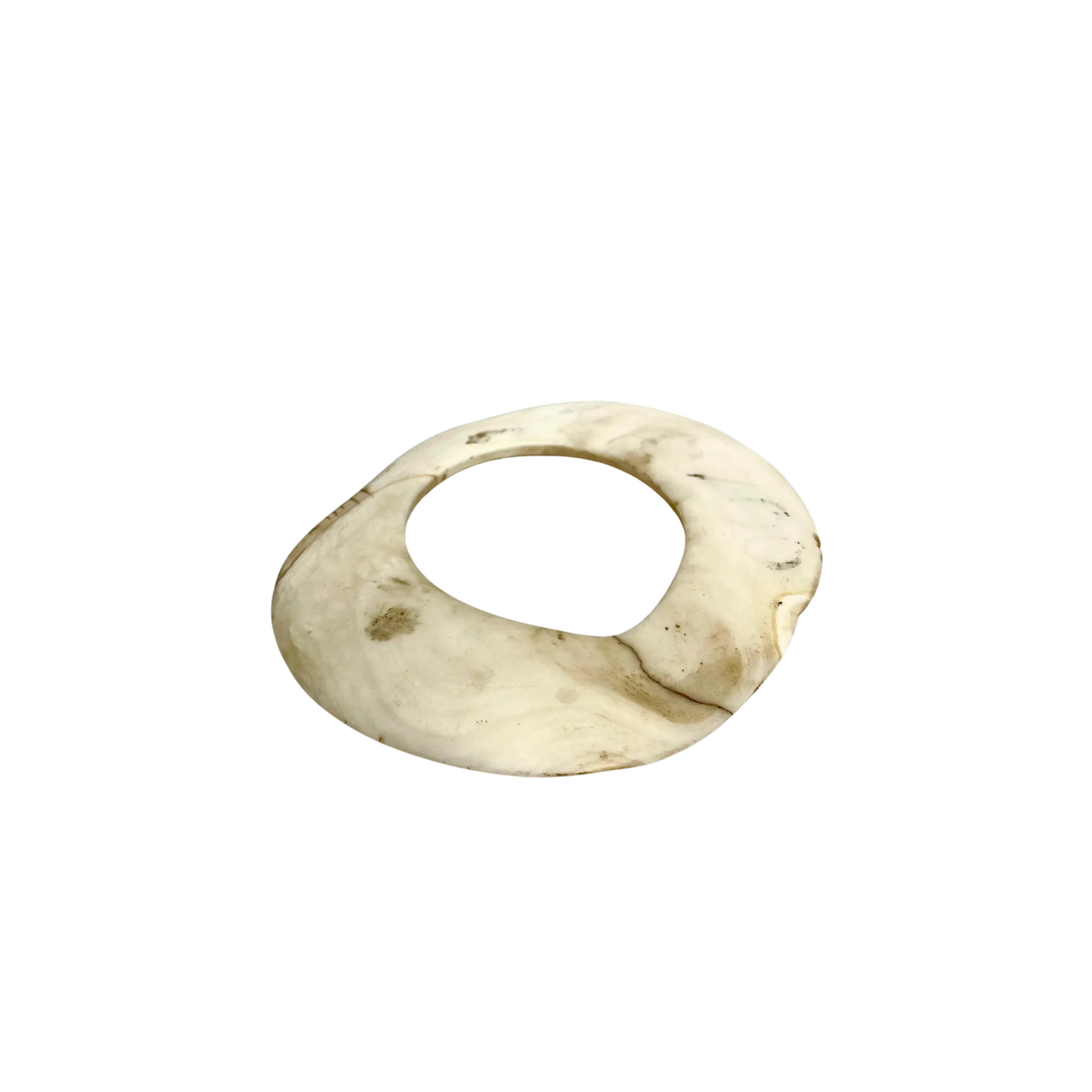 Antique Mounted New Guinea Abelam Currency Shell Rings