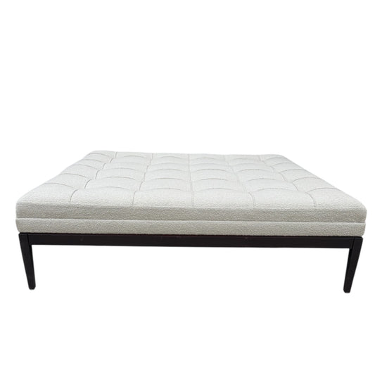 George Smith Large Tufted Boucle Ottoman