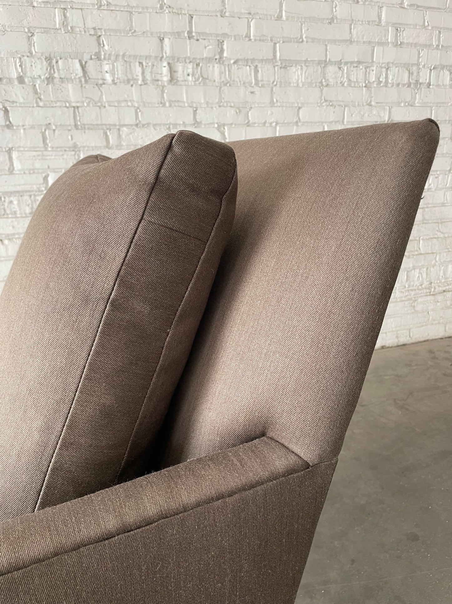 Christian Liaigre for Holly Hunt Lounge Chair and Ottoman