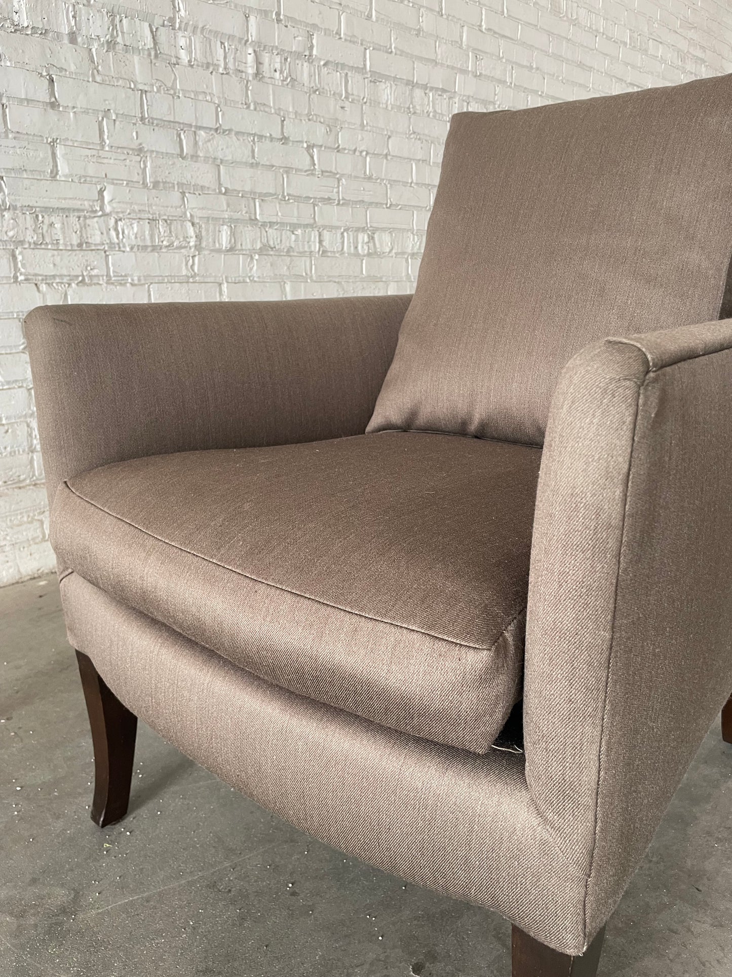 Christian Liaigre for Holly Hunt Lounge Chair and Ottoman