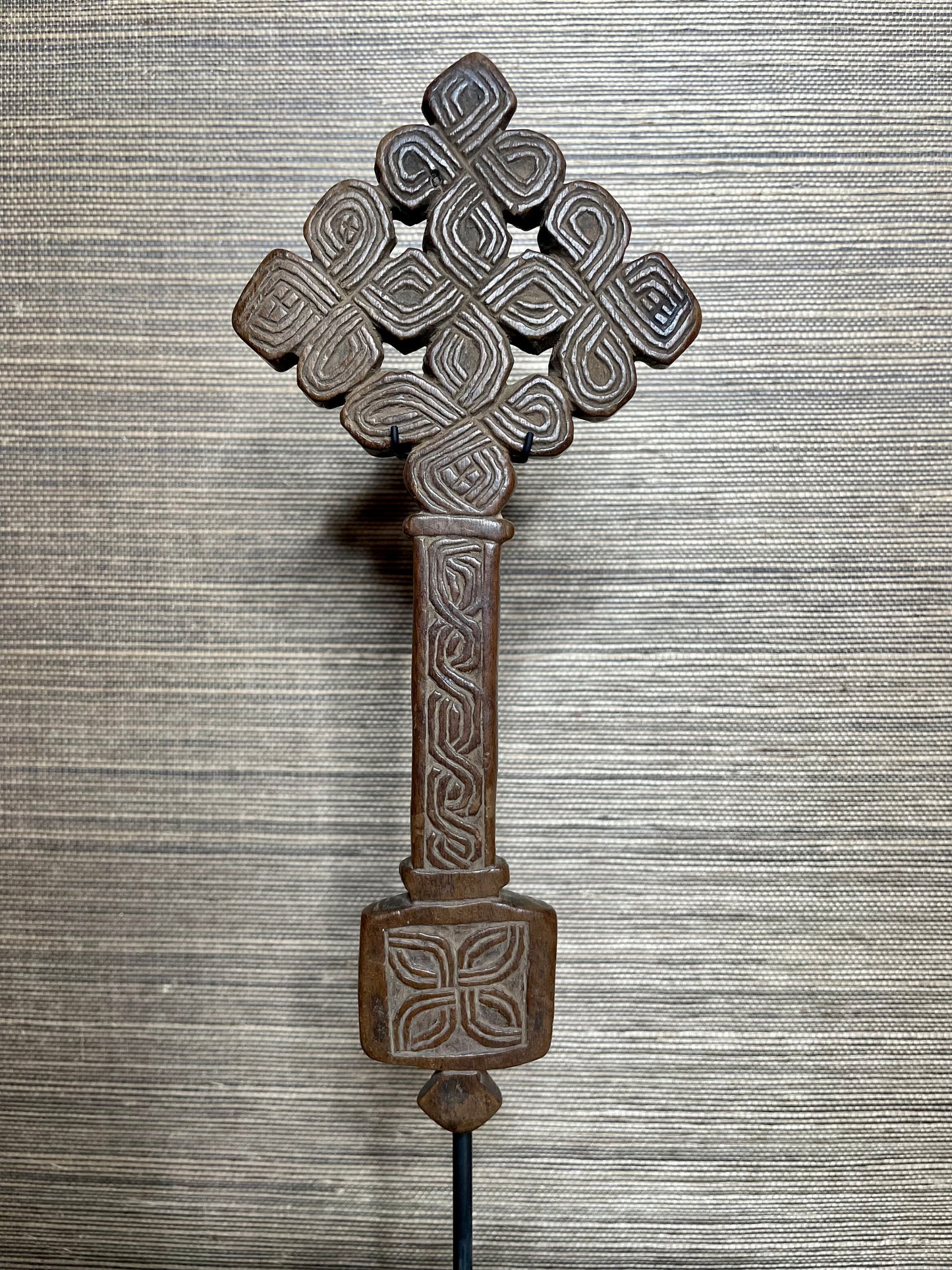 Antique Ethiopian Wooden Coptic Mäsqäl Crosses