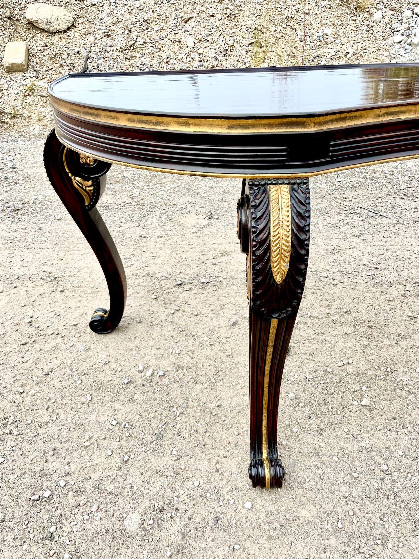 Dessin Fournir Georgian Mahogany Chatsworth Console Table