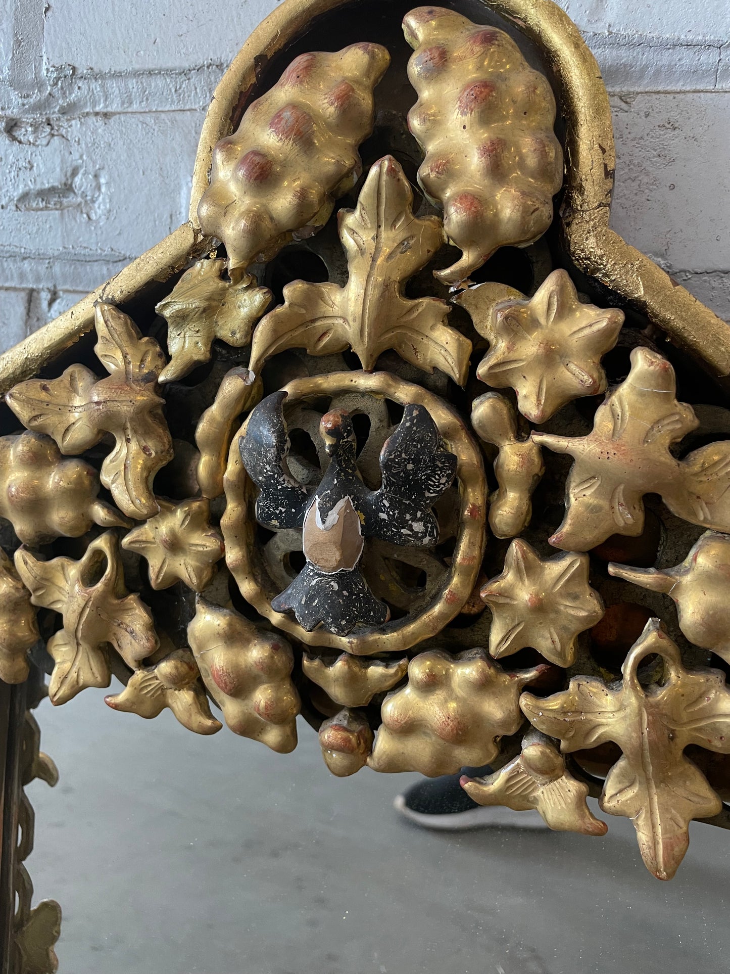 19th Century German Carved Gilt Mirror