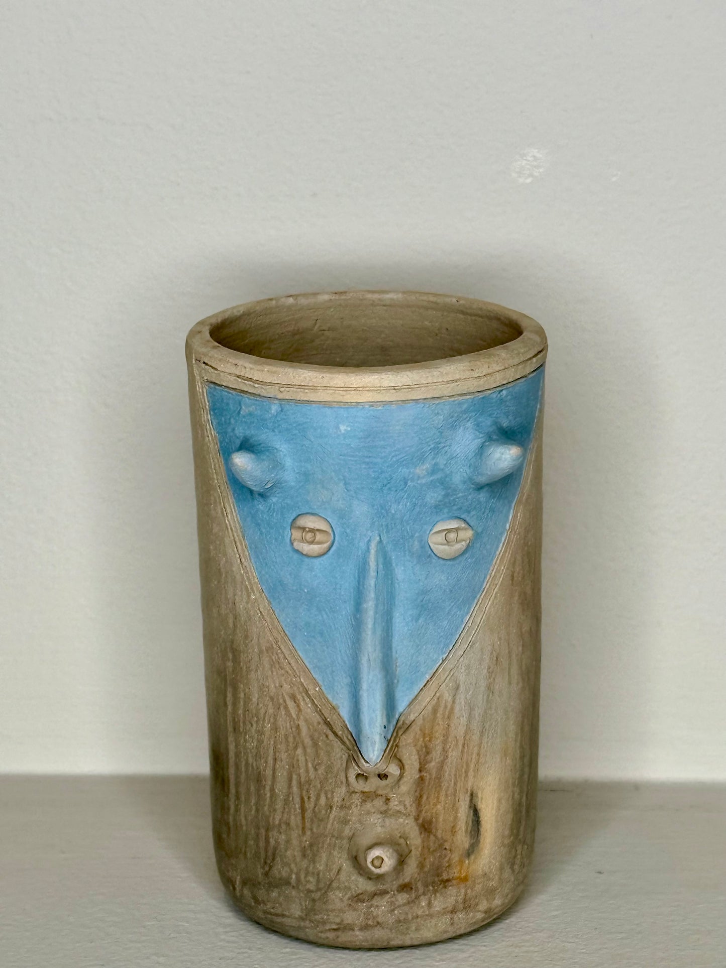 Mexican Modern Surrealist Painted Cups