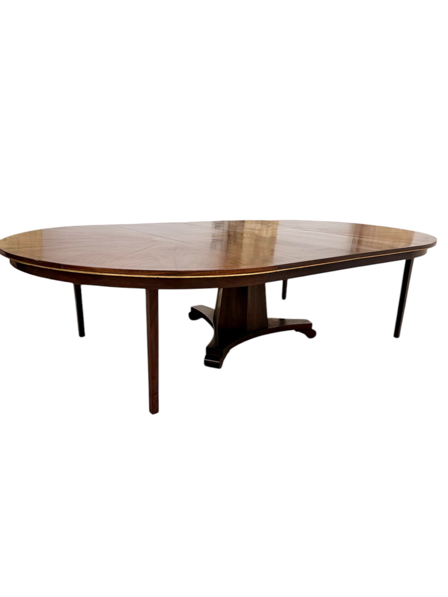 Dessin Fournir Extendable Mahogany Empire Style Sollis Dining Table by Kerry Joyce