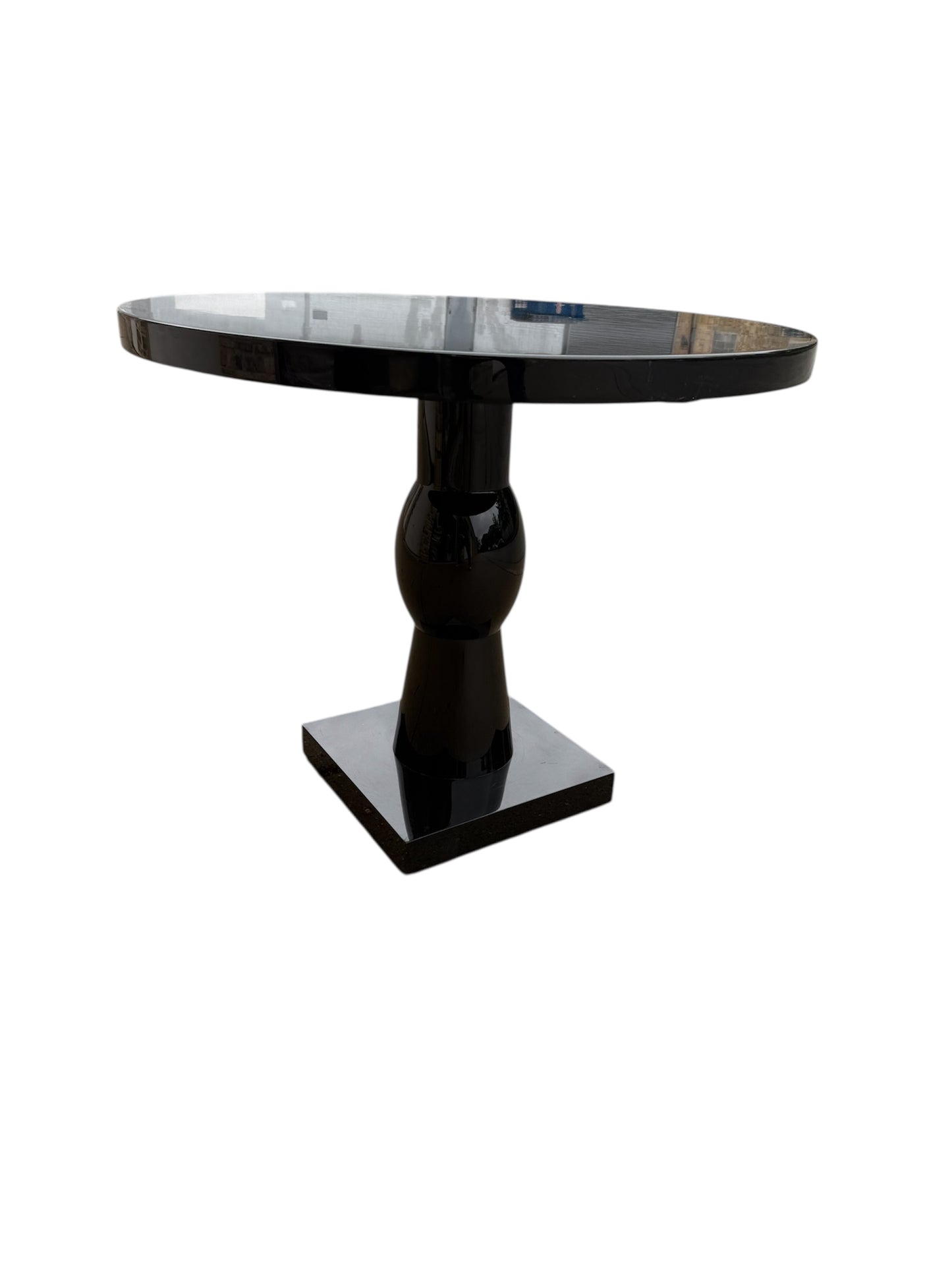 Christian Liaigre for Holly Hunt Black Lacquer Scarabee Center Table
