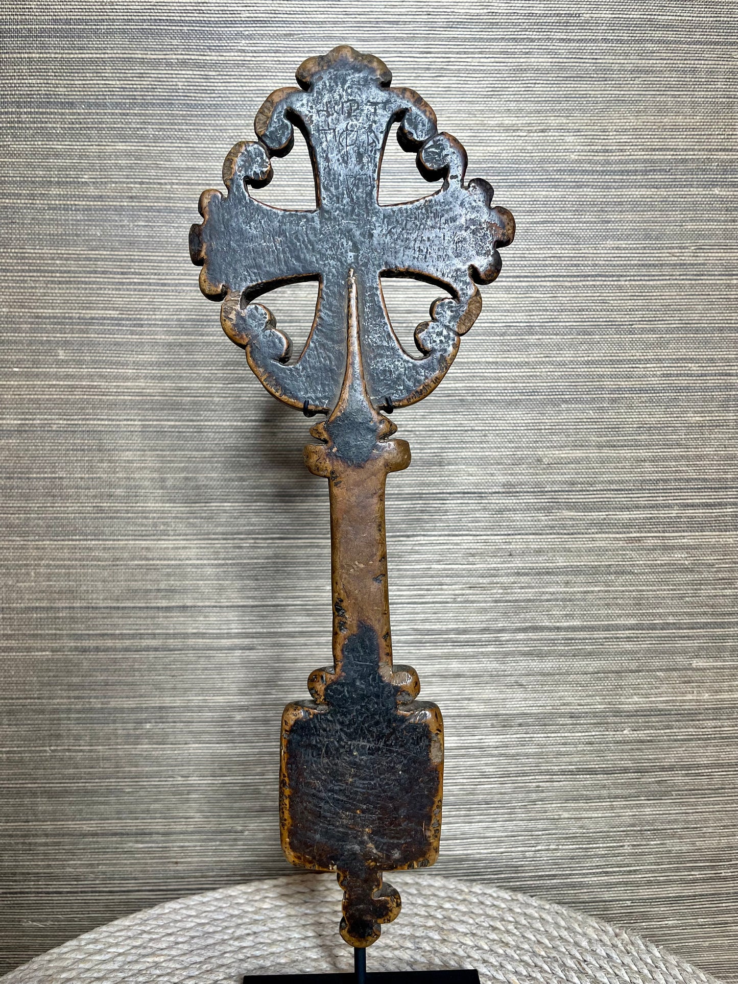 Antique Ethiopian Wooden Coptic Mäsqäl Crosses