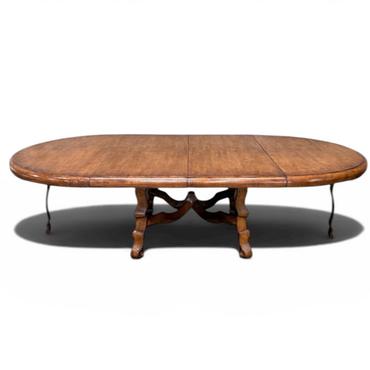 Dessin Fournir Large Extendable Spanish Style Dining Table