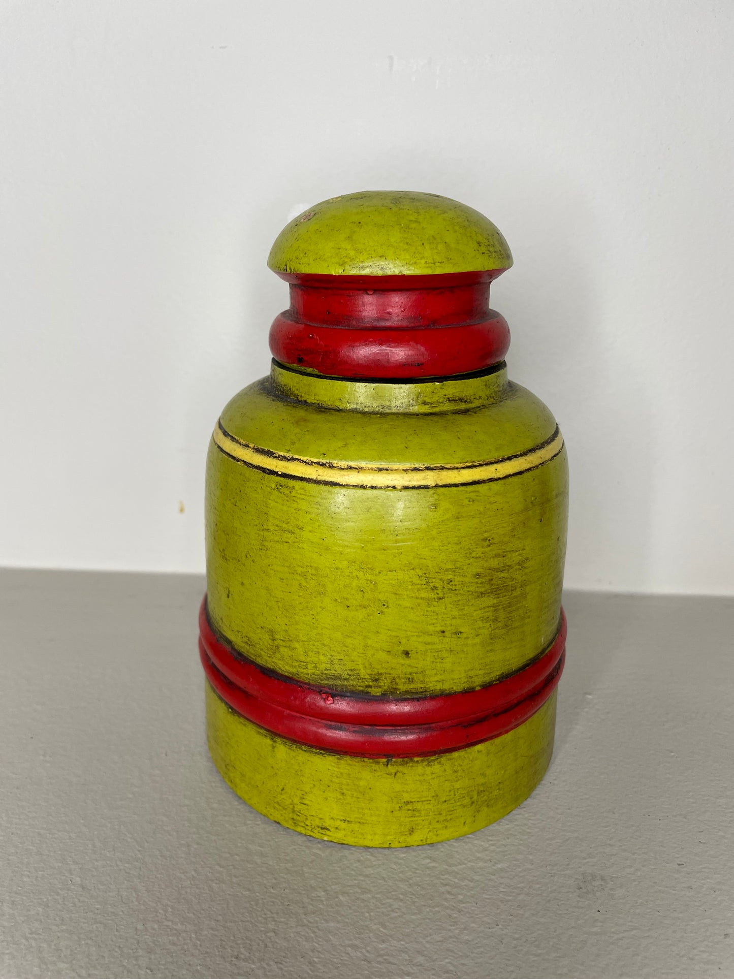 Antique Polychrome Painted and Lacquered Vessels