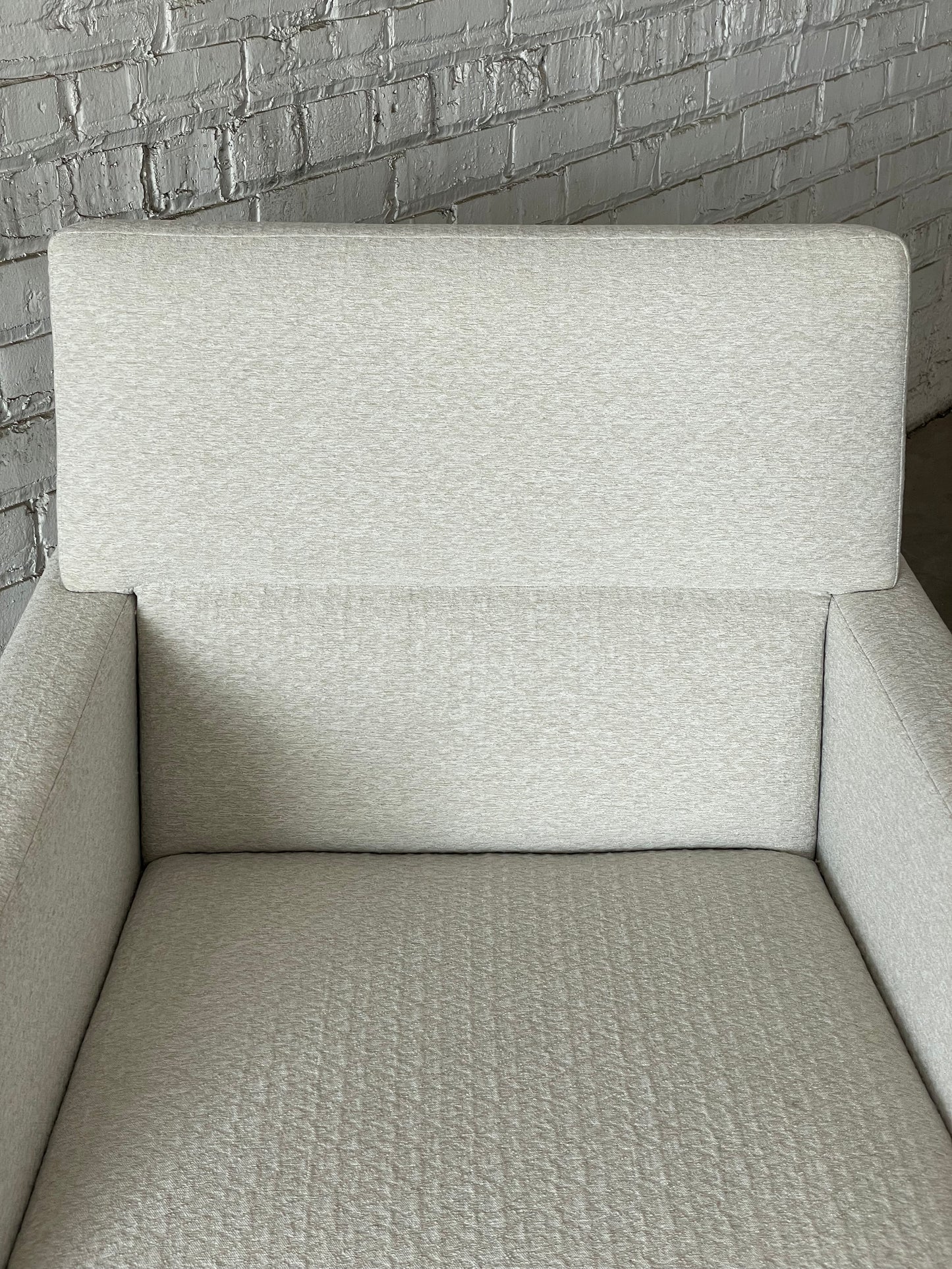 Holly Hunt Sculptural Upholstered Lounge Armchair