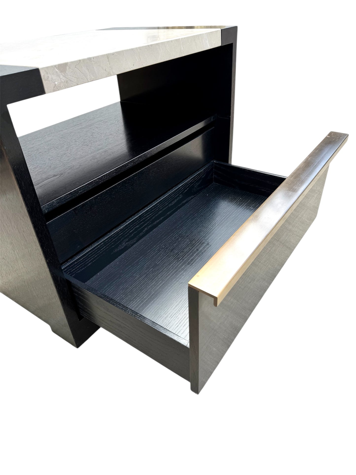 A Pair of Holly Hunt One Contemporary Nightstands