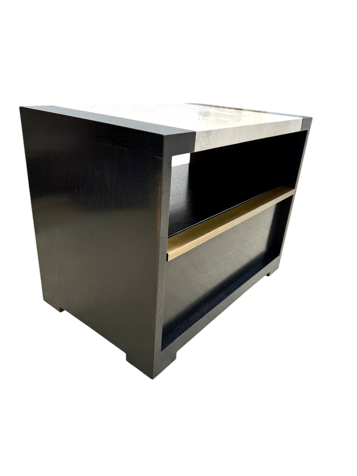A Pair of Holly Hunt One Contemporary Nightstands