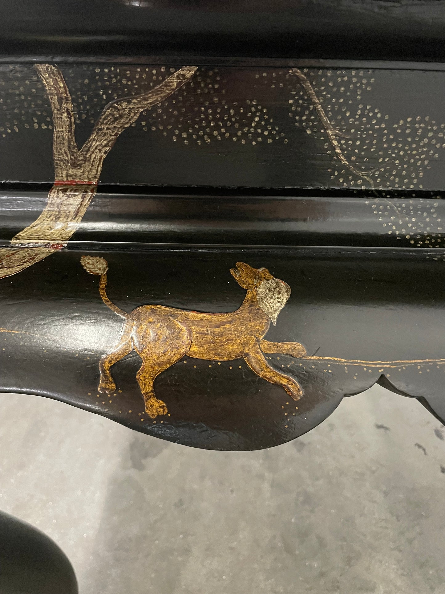 Rose Tarlow Wan Li Chinoiserie Lacquered Table