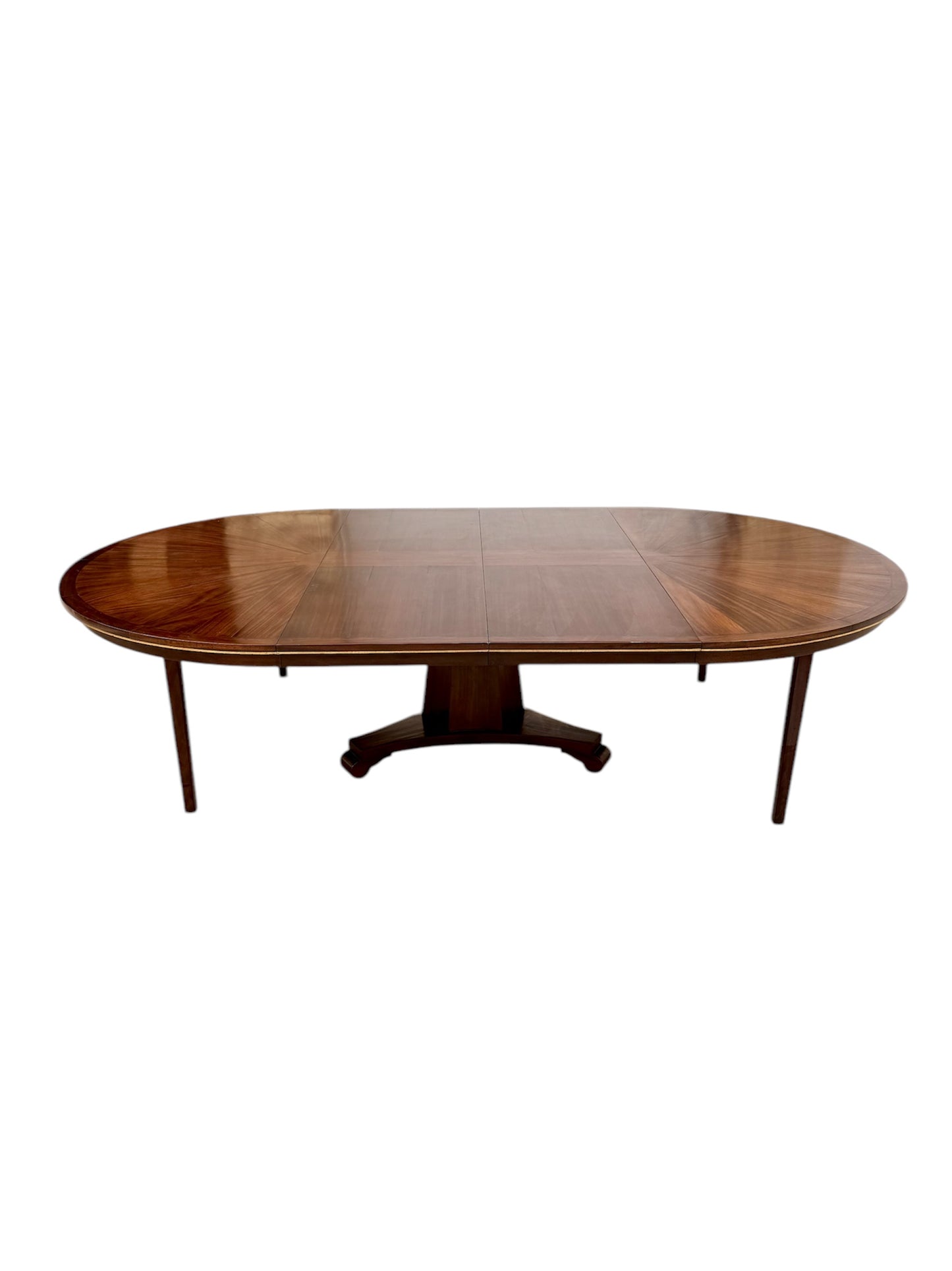 Dessin Fournir Extendable Mahogany Empire Style Sollis Dining Table by Kerry Joyce