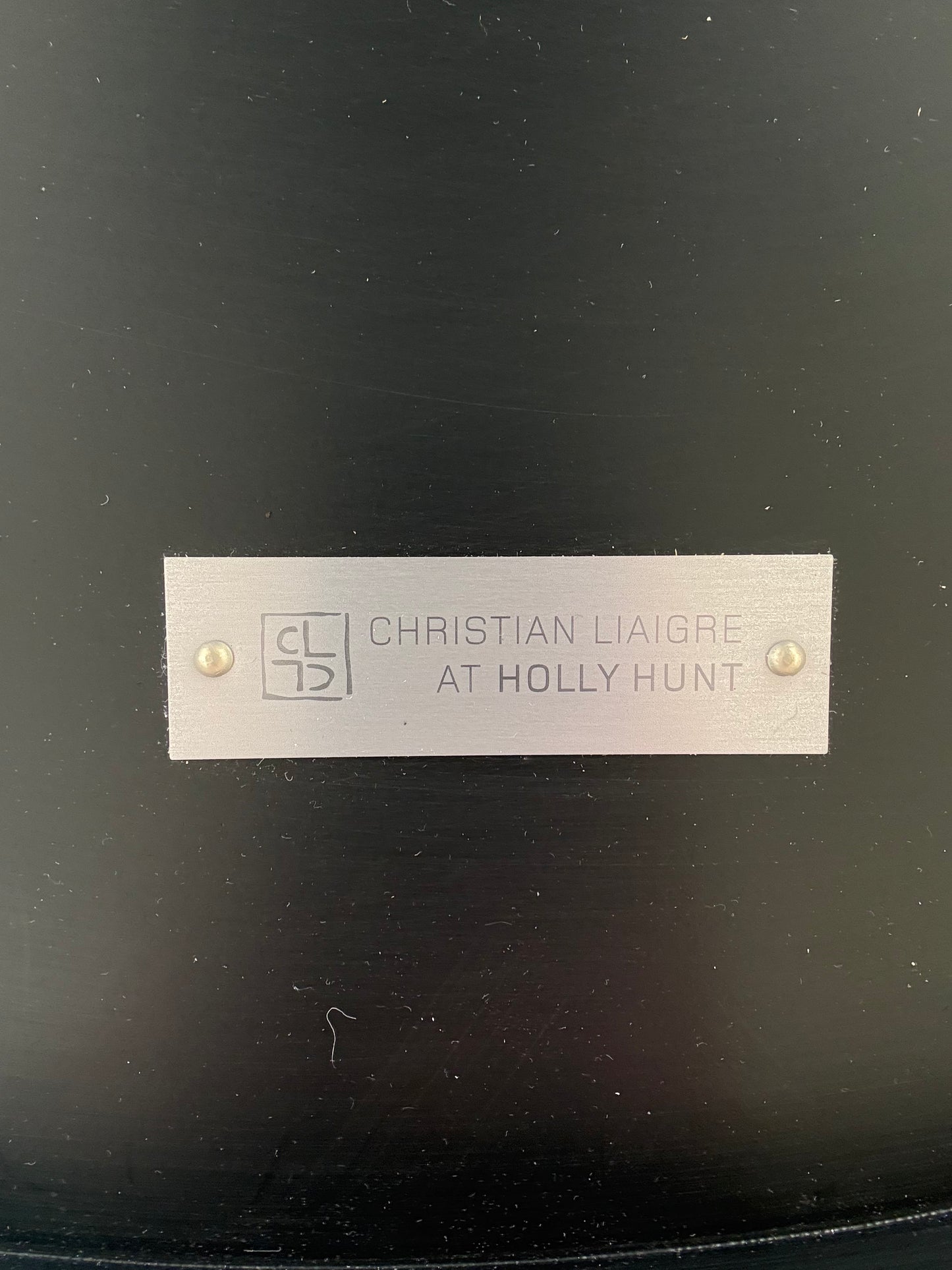 Christian Liaigre for Holly Hunt Black Lacquer Scarabee Center Table