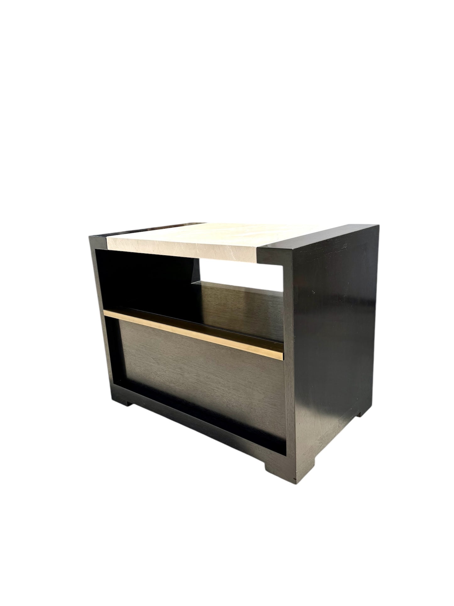 A Pair of Holly Hunt One Contemporary Nightstands