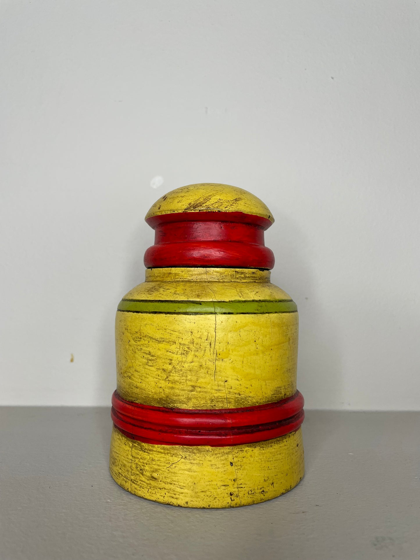 Antique Polychrome Painted and Lacquered Vessels