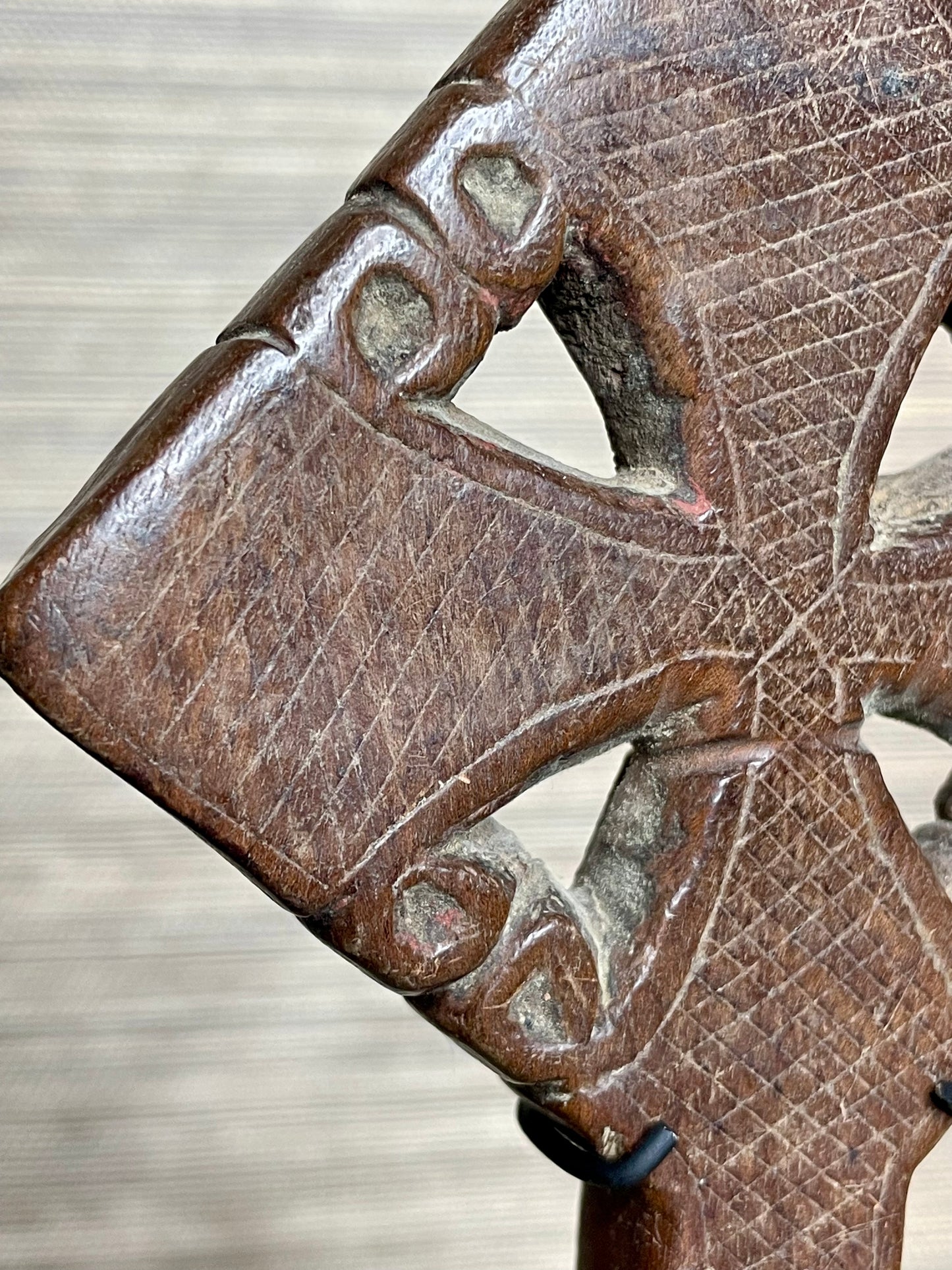 Antique Ethiopian Wooden Coptic Mäsqäl Crosses