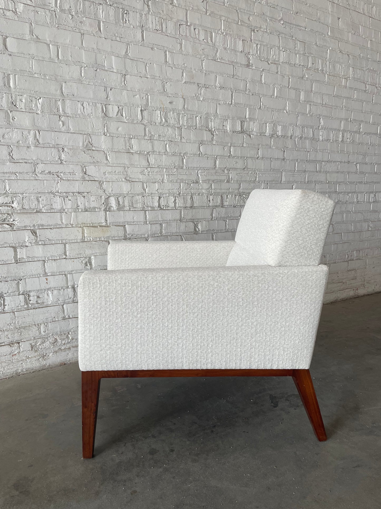 Holly Hunt Sculptural Upholstered Lounge Armchair