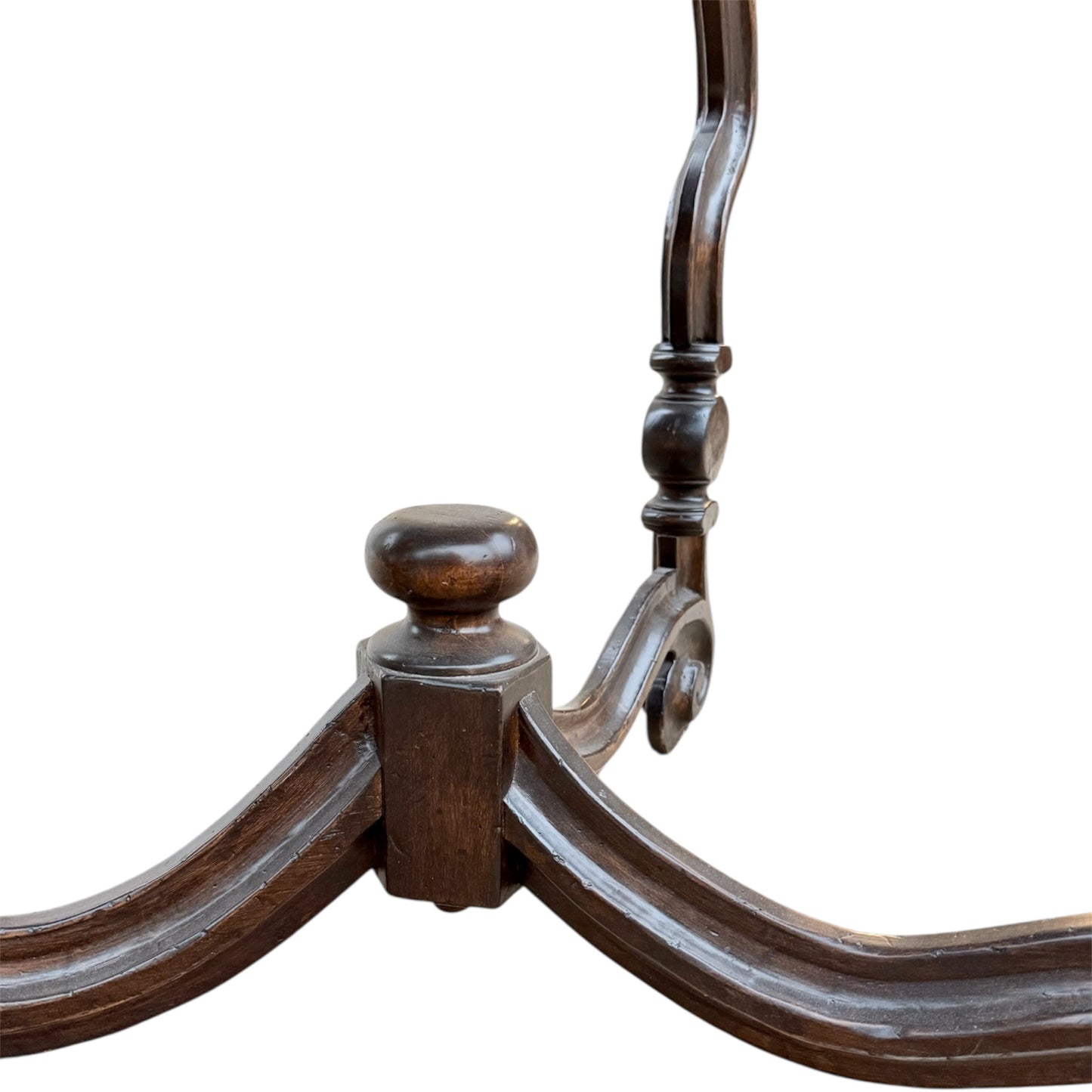 Dennis and Leen Louis XIV Os De Mouton Style Walnut Console Table