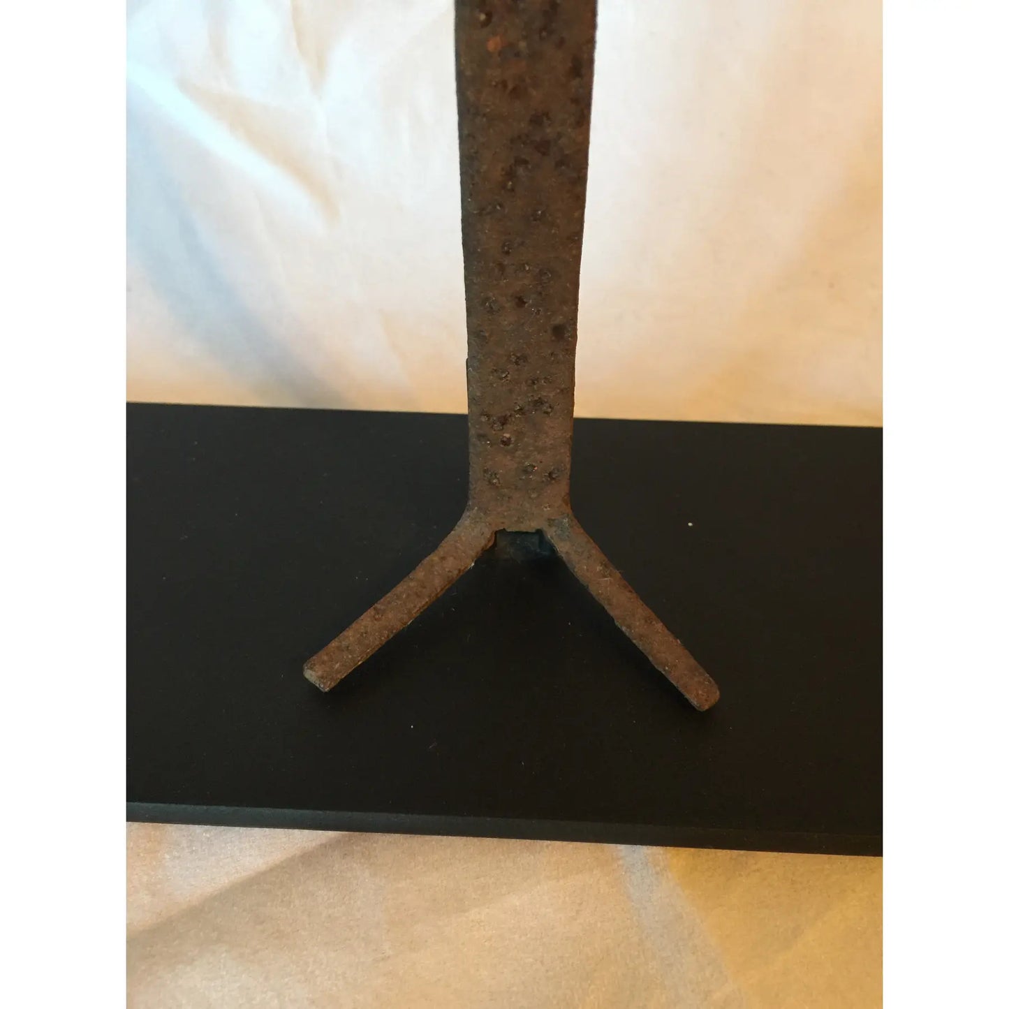 Antique African Bamana Ritual Iron Oil Lamp