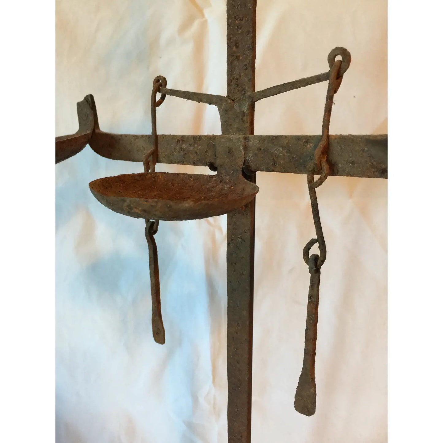Antique African Bamana Ritual Iron Oil Lamp