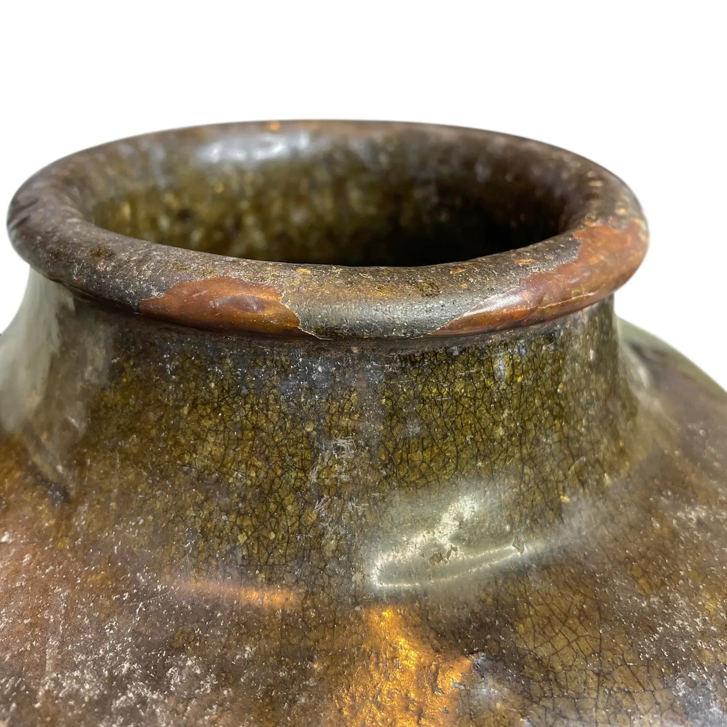 19th Century Japanese Meiji Tanba Stoneware Vessel