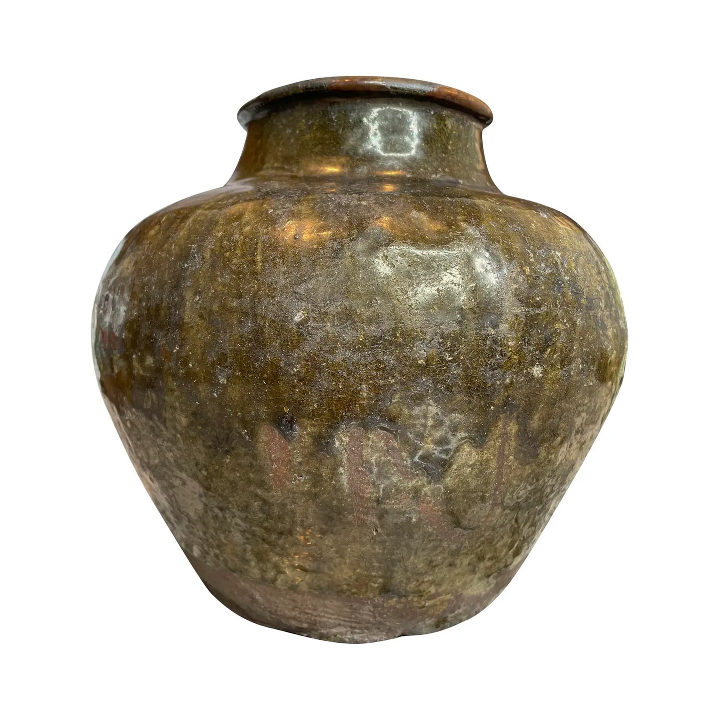 19th Century Japanese Meiji Tanba Stoneware Vessel