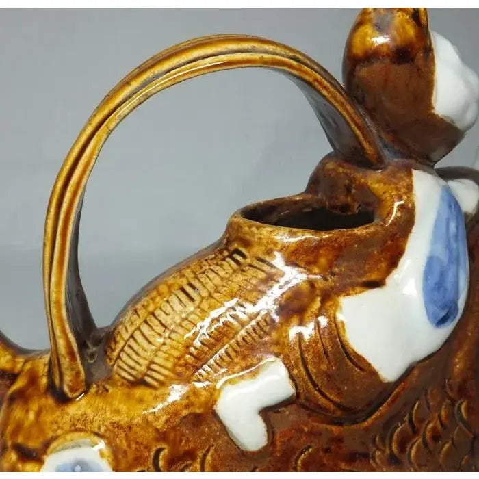 19th Century Japanese Hirado Porcelain Sake Ewer
