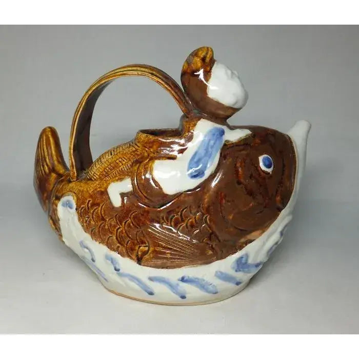 19th Century Japanese Hirado Porcelain Sake Ewer