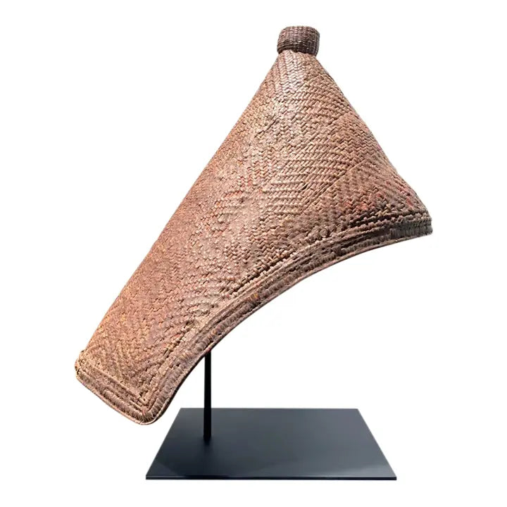 Antique African Lugbara Women's Rain Hat