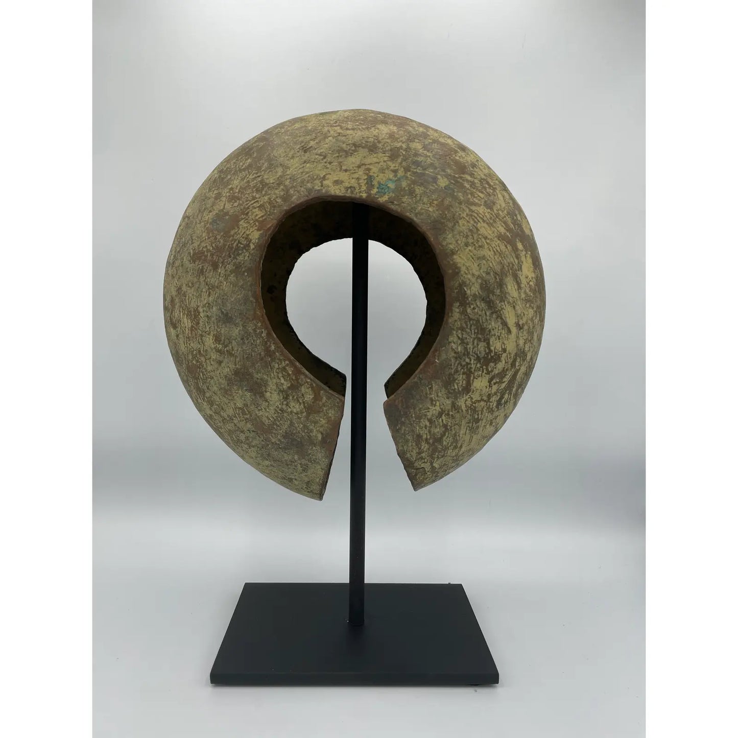 19th Century African Mounted Copper Mbole Currency Form