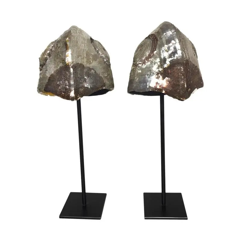 Antique German Sequined Bird Goldhaube Hats