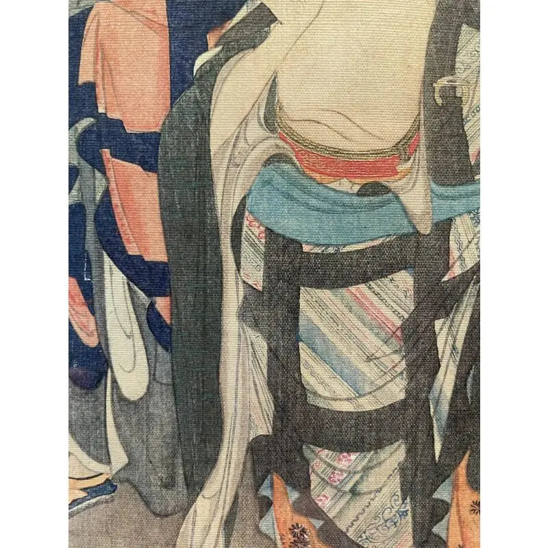 Antique Japanese Buddhist Framed Collotype Prints