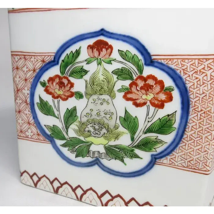 19th Century Japanese Imari Porcelain Tea Ceremony Mizusashi