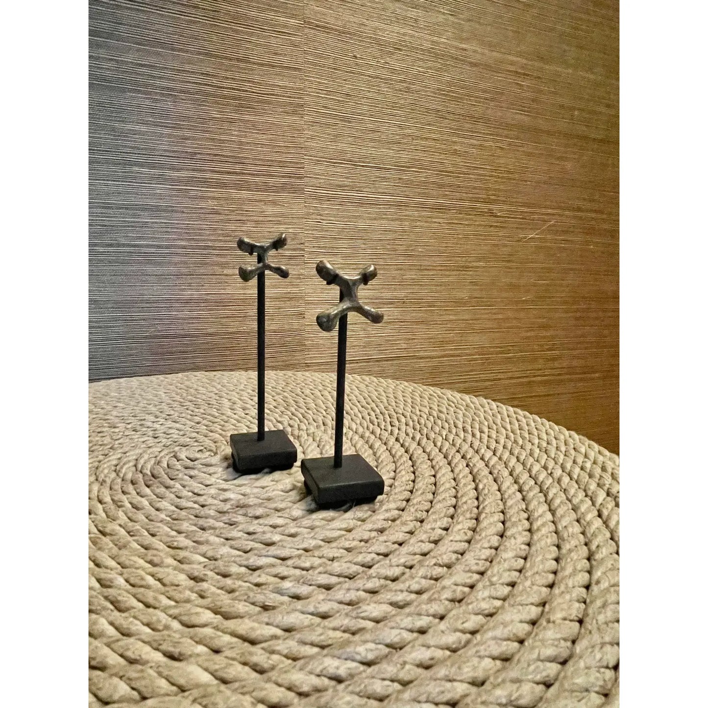 17th and 18th Century Mounted African Katanga Sanga Crosses