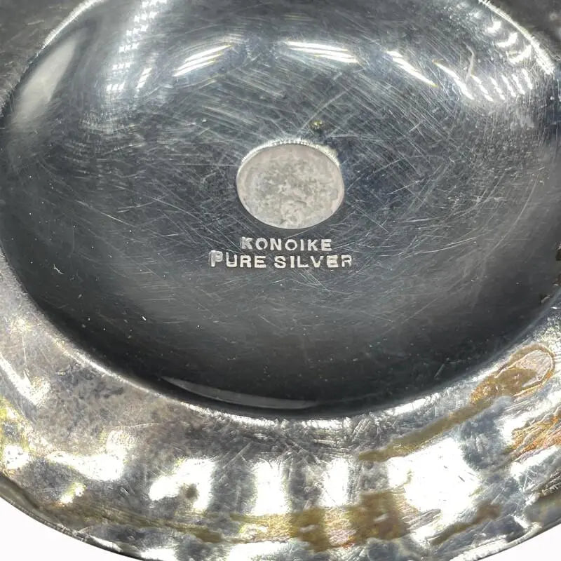 Japanese Art Nouveau Sterling Iris Trumpet Vases